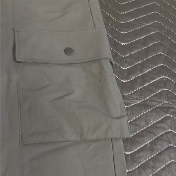 ZARA Gray Elastic Waist Pants - Picture 8 of 15